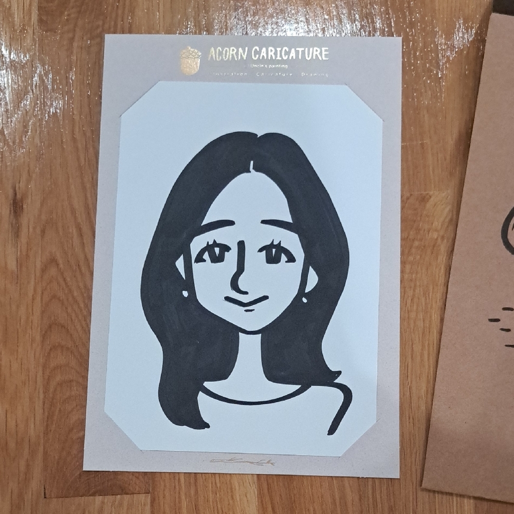 Stylized Black and White Portrait Original